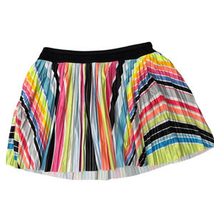 Lucky In Love Pleated Skort Small Multicolor Spectrum Colorful Tennis Pickleball
